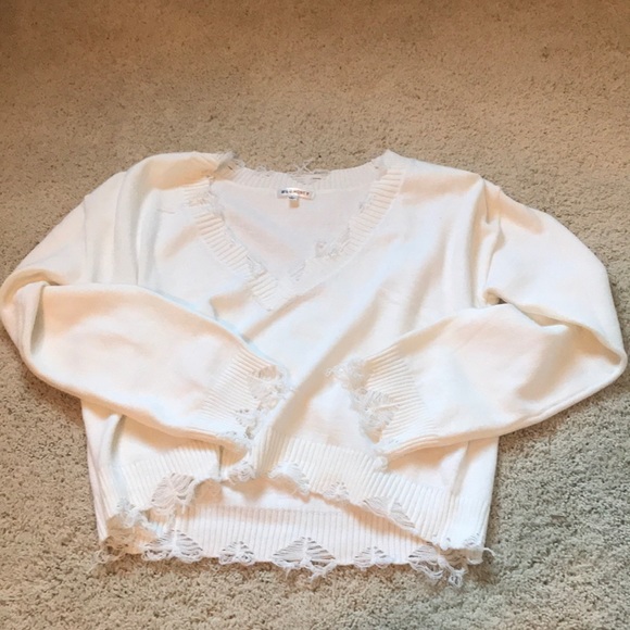 Grey Bandit distressed sweater - Picture 3 of 3